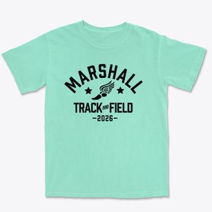 Marshall Elementary School #20 Track and Field Premium Heavyweight T-shirt