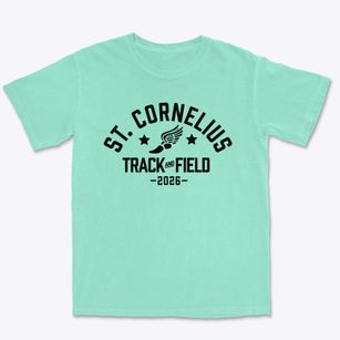 Saint Cornelius School Track and Field Premium Heavyweight T-shirt