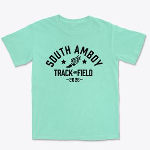 South Amboy Elementary School Track and Field Premium Heavyweight T-shirt