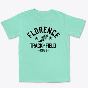 Florence Township Memorial High School Track and Field Premium Heavyweight T-shirt