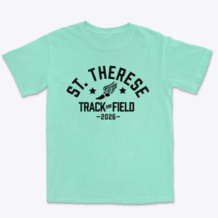 Saint Therese Catholic School Track and Field Premium Heavyweight T-shirt