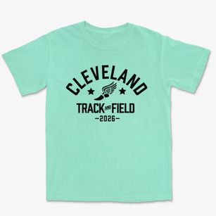 Grover Cleveland High School Track and Field Premium Heavyweight T-shirt