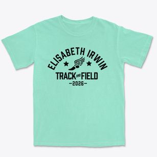 Elisabeth Irwin High School Track and Field Premium Heavyweight T-shirt