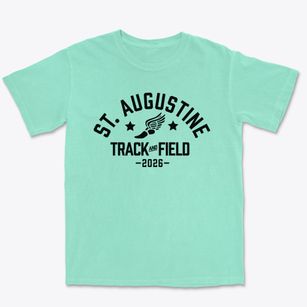 Saint Augustine School Track and Field Premium Heavyweight T-shirt