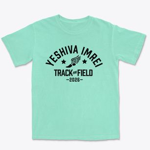 Yeshiva Imrei Yosef Spinka Track and Field Premium Heavyweight T-shirt