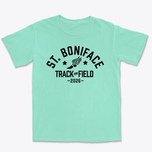 Saint Boniface School Track and Field Premium Heavyweight T-shirt