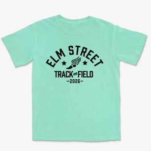 Elm Street Elementary School Track and Field Premium Heavyweight T-shirt