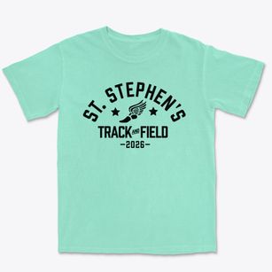 St. Stehpen's Church Track and Field Premium Heavyweight T-shirt