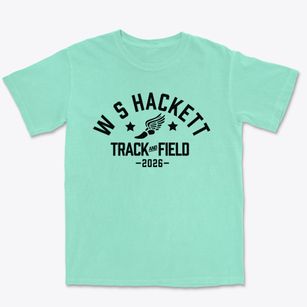 W S Hackett Middle School Track and Field Premium Heavyweight T-shirt