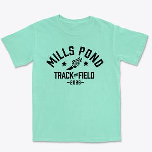 Mills Pond Elementary School Track and Field Premium Heavyweight T-shirt