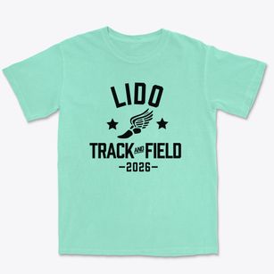 Lido Elementary School Track and Field Premium Heavyweight T-shirt