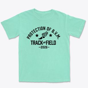 Protection Of B.v.m. Parish Track and Field Premium Heavyweight T-shirt