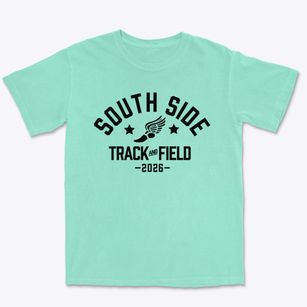 South Side Elementary School Track and Field Premium Heavyweight T-shirt