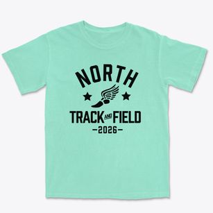 Valley Stream North High School Track and Field Premium Heavyweight T-shirt
