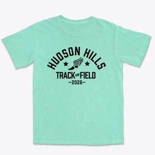 Hudson Hills Academy Track and Field Premium Heavyweight T-shirt