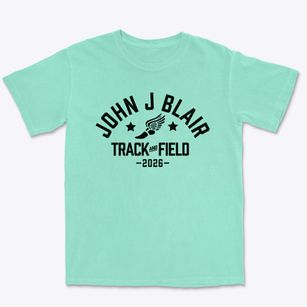 John J Blair Elementary School Track and Field Premium Heavyweight T-shirt