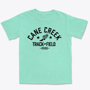 Cane Creek Middle School Track and Field Premium Heavyweight T-shirt