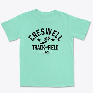 Creswell High School Track and Field Premium Heavyweight T-shirt