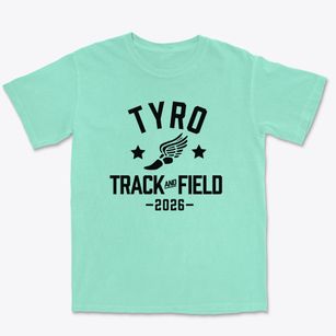 Tyro Elementary School Track and Field Premium Heavyweight T-shirt