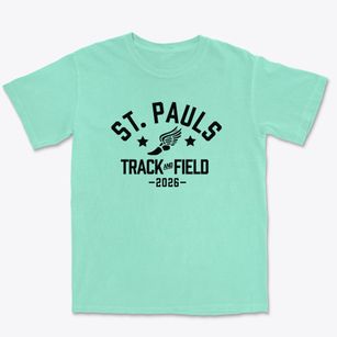 Saint Pauls High School Track and Field Premium Heavyweight T-shirt