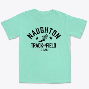 Naughton Elementary School Track and Field Premium Heavyweight T-shirt