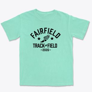 Fairfield High School Track and Field Premium Heavyweight T-shirt