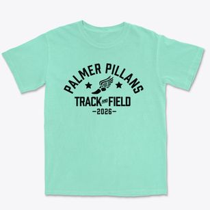 Palmer Pillans Middle School Track and Field Premium Heavyweight T-shirt