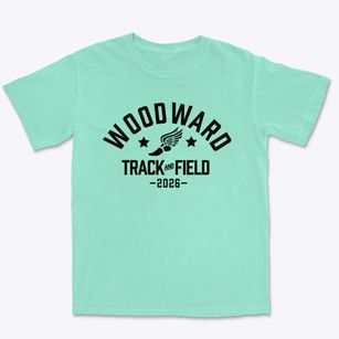 Woodward Middle School Track and Field Premium Heavyweight T-shirt