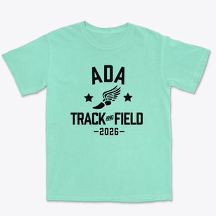 Ada Junior High School Track and Field Premium Heavyweight T-shirt