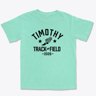 Timothy Academy Track and Field Premium Heavyweight T-shirt