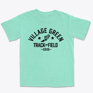 Village Green Virtual Track and Field Premium Heavyweight T-shirt