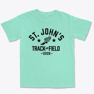 Saint John's Catholic School Track and Field Premium Heavyweight T-shirt