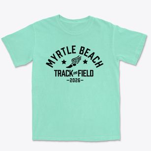 Myrtle Beach High School Track and Field Premium Heavyweight T-shirt