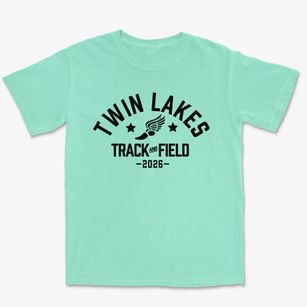 Twin Lakes Elementary School Track and Field Premium Heavyweight T-shirt