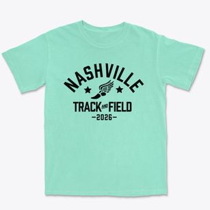 Nashville Christian School Track and Field Premium Heavyweight T-shirt