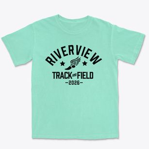 Riverview Middle School Track and Field Premium Heavyweight T-shirt