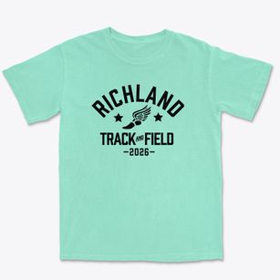 Richland Elementary School Track and Field Premium Heavyweight T-shirt