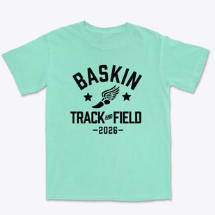 Baskin Elementary School Track and Field Premium Heavyweight T-shirt