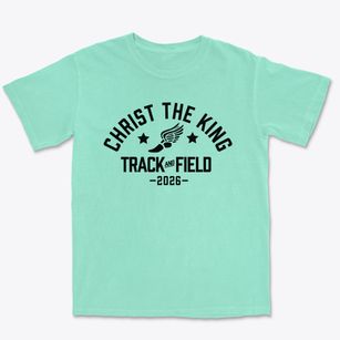Christ The King Catholic School Track and Field Premium Heavyweight T-shirt