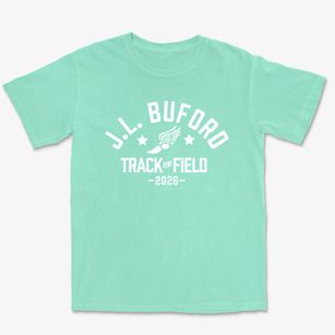 J.l. Buford Intermediate Center School Track and Field Premium Heavyweight T-shirt