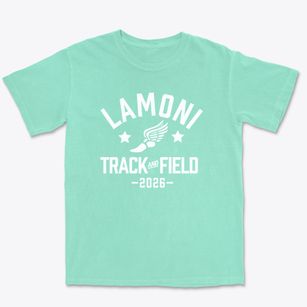 Lamoni High School Track and Field Premium Heavyweight T-shirt