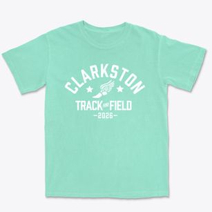 Clarkston Junior High School Track and Field Premium Heavyweight T-shirt