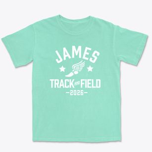 James Wilson Young Middle School Track and Field Premium Heavyweight T-shirt
