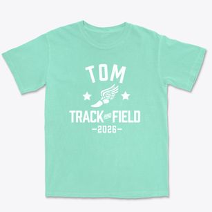 Tom Elementary School Track and Field Premium Heavyweight T-shirt