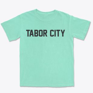 Tabor City North Carolina Classic Block Premium Heavyweight T-shirt