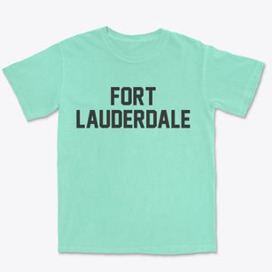 Fort Lauderdale Florida Classic Block Premium Heavyweight T-shirt