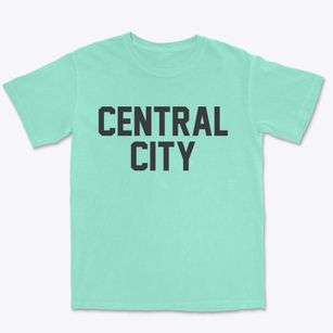 Central City Iowa Classic Block Premium Heavyweight T-shirt