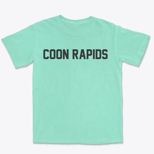 Coon Rapids Iowa Classic Block Premium Heavyweight T-shirt