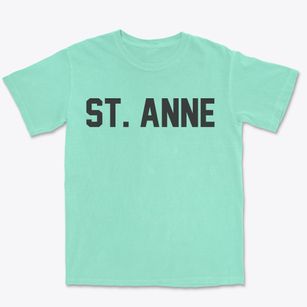 St. Anne Illinois Classic Block Premium Heavyweight T-shirt