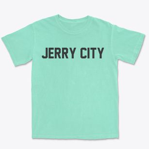 Jerry City Ohio Classic Block Premium Heavyweight T-shirt